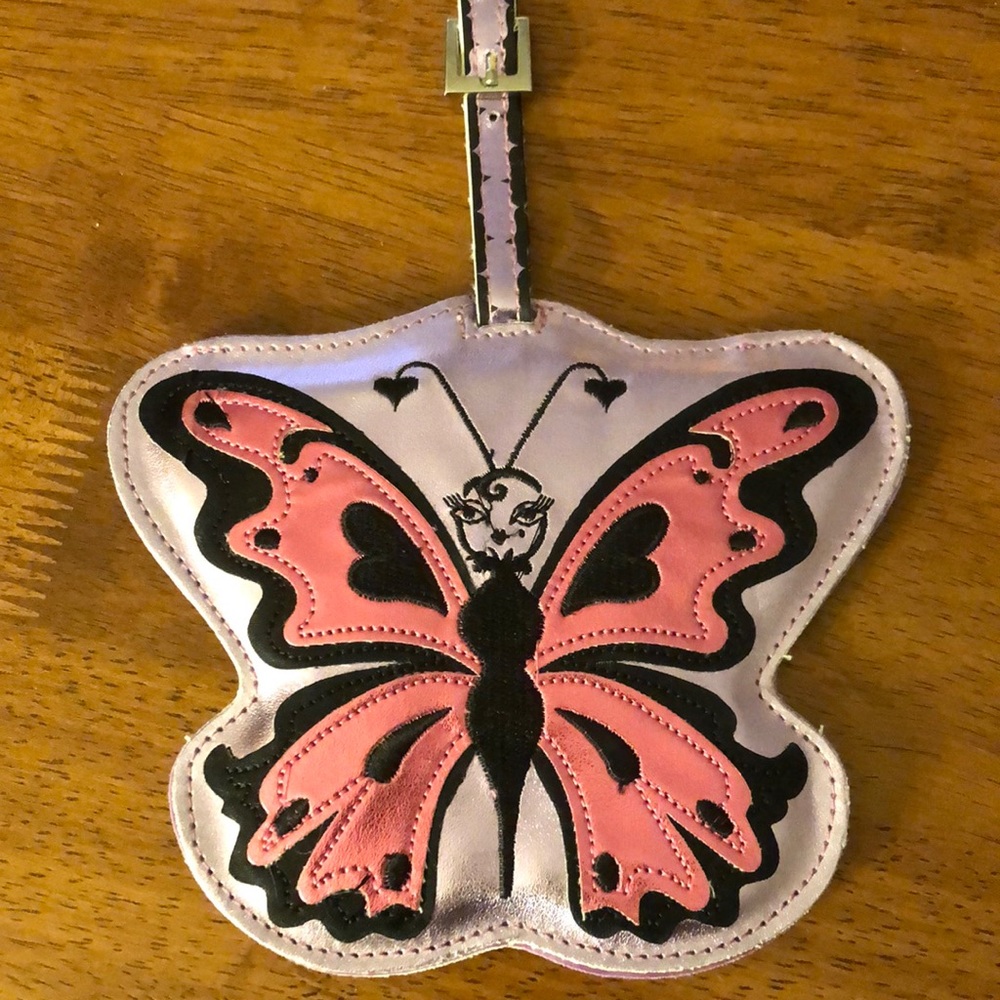 Fluff Butterfly 🦋 Bag Tag